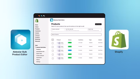 Native Shopify Bulk Editing vs Ablestar Bulk Product Editor