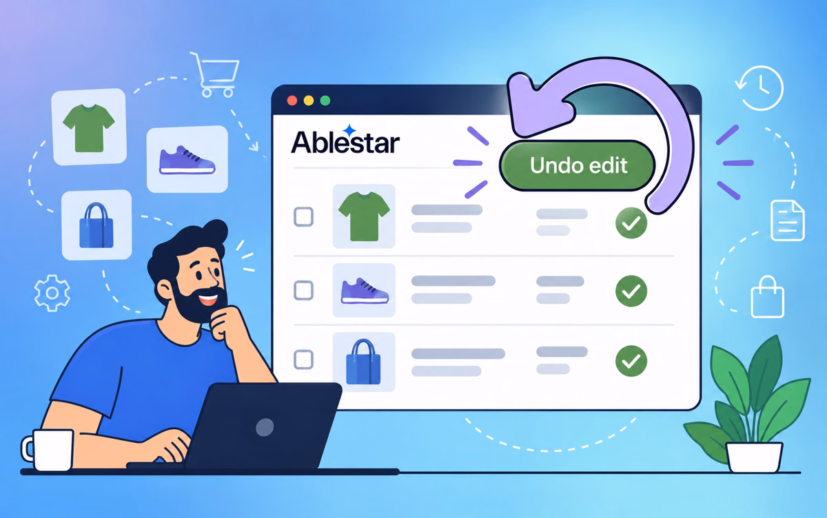 Can you undo a bulk edit in Shopify? How to recover and how to make bulk changes safely
