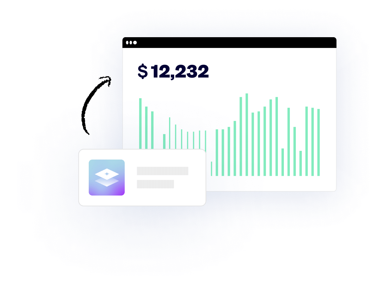 Boost sales illustration