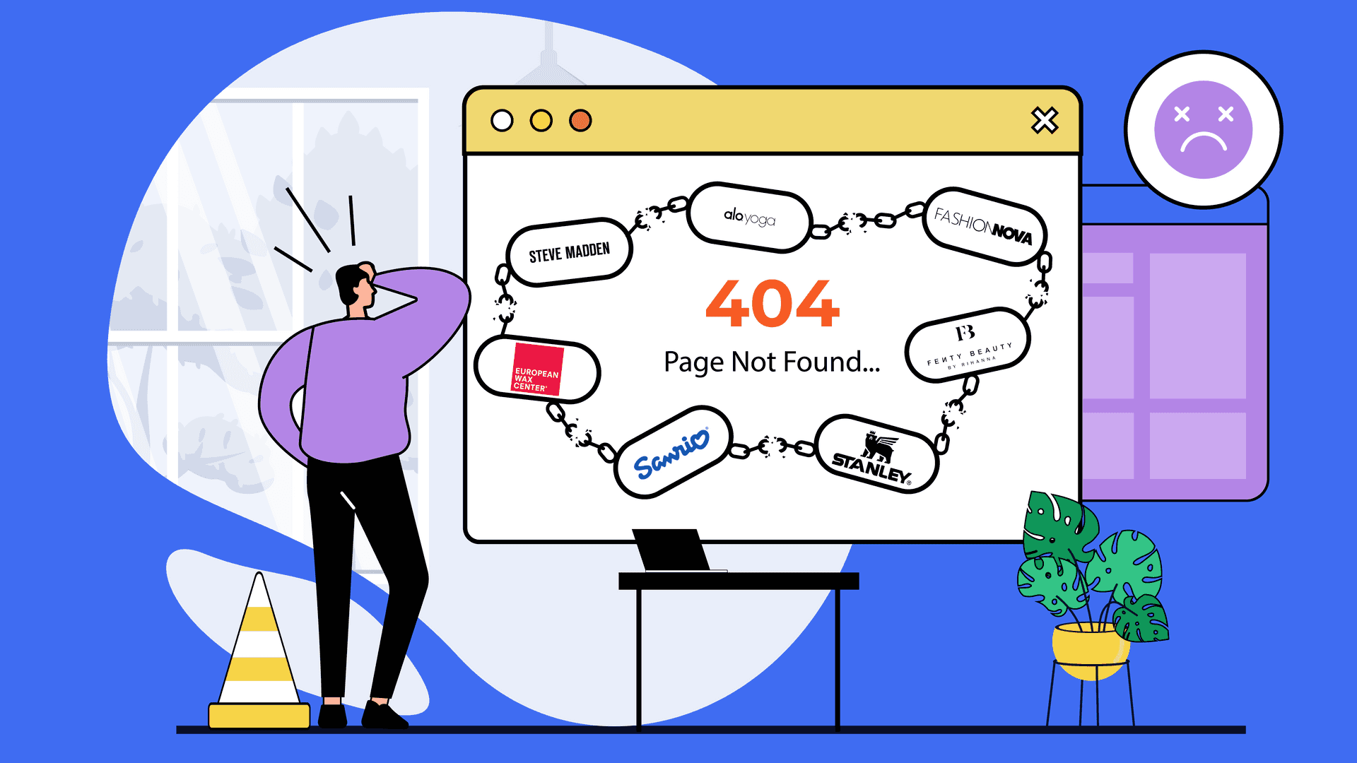 Top 100 Shopify stores broken links