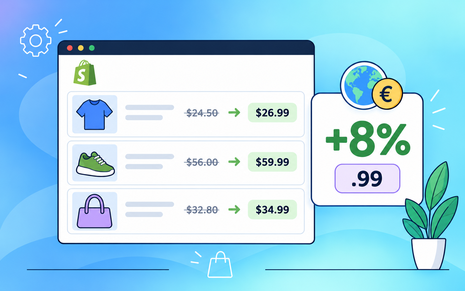 How to bulk edit prices on Shopify in 2026: percentages, rounding, markets and sales